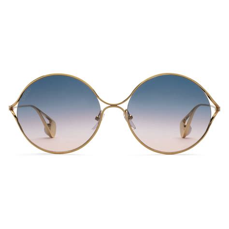 gucci round forked sunglasses|gucci vintage round sunglasses.